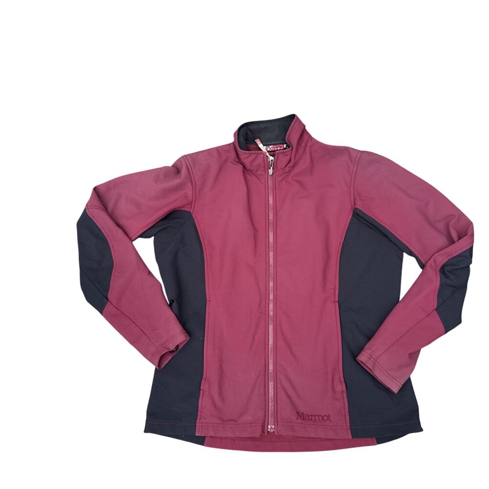 Marmot Alsek 2 Tone Full Zip Outdoor Jacket Soft Shell Womens Med. 3X Dry
